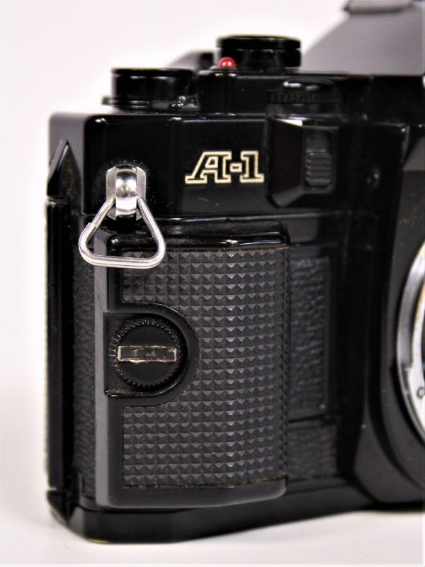 Vintage Canon A1 met 3 lenzen en koffer